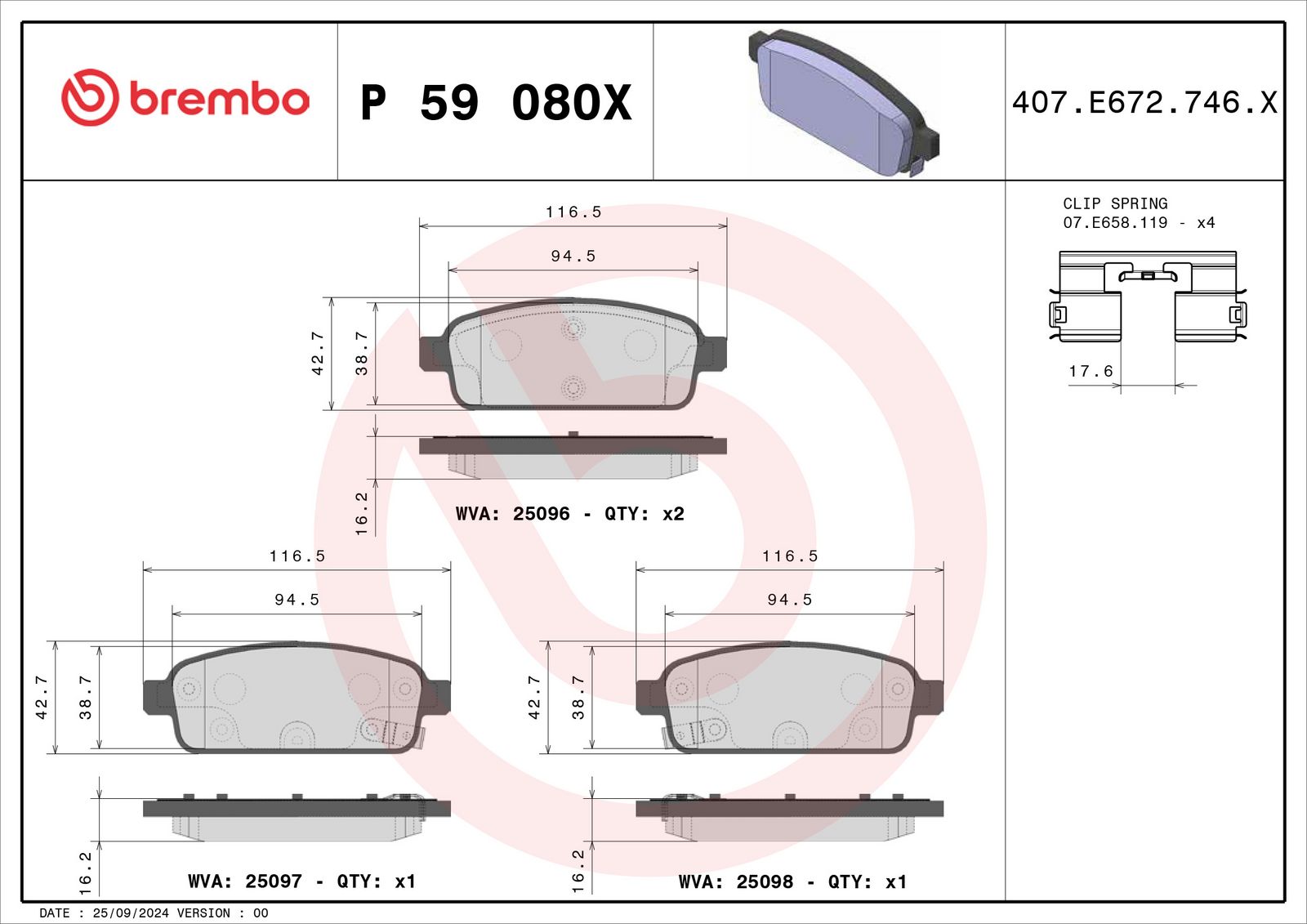 Brake Pad Set, disc brake-3