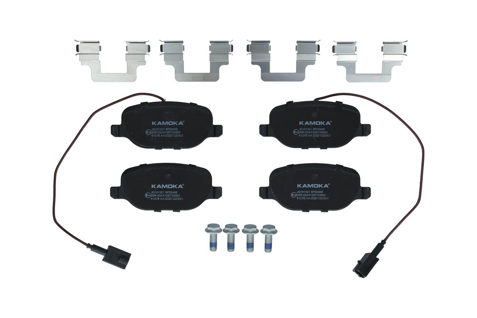 KAMOKA JQ101321 Brake pad set, disc brake