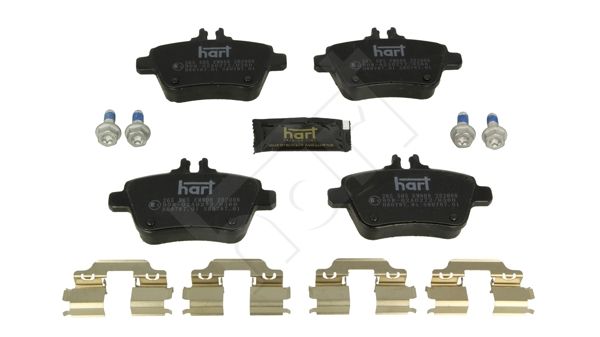 HART 256 505 Stabdžių trinkelių rinkinys, diskinis stabdys