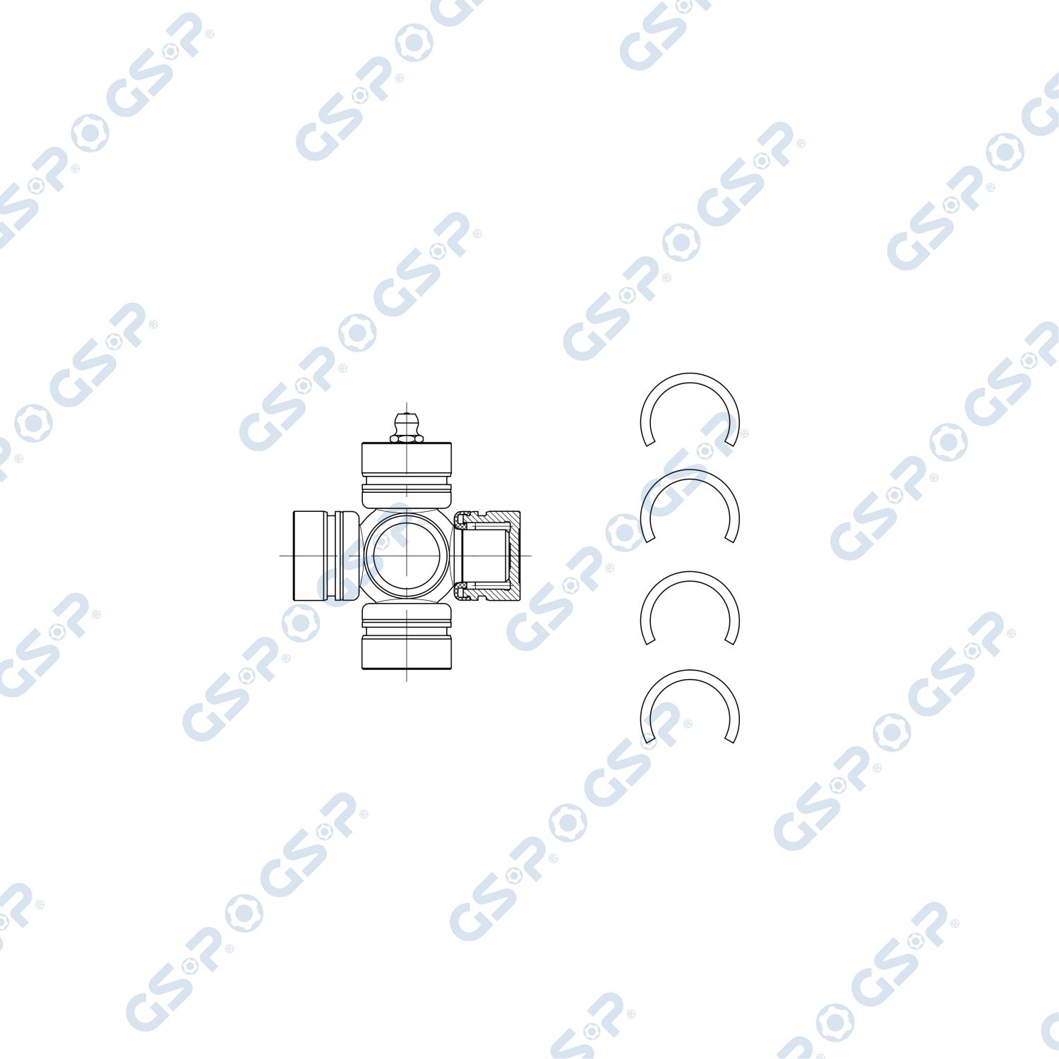 GSP UJ900022 Joint, propshaft