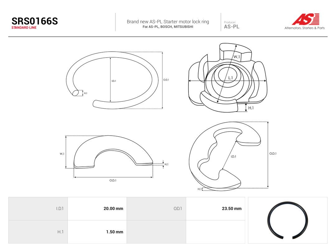 Repair Kit, starter-1