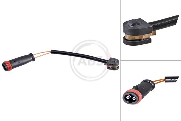 įspėjimo kontaktas, stabdžių trinkelių susidėvėjimas