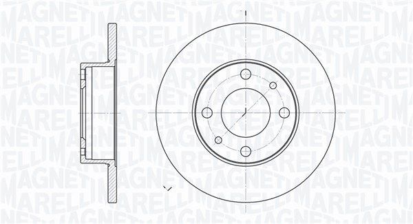 MAGNETI MARELLI 361302040181 Brake disc