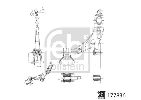 Control/Trailing Arm, wheel suspension-1