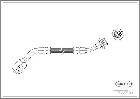 CORTECO 19030529 Brake hose