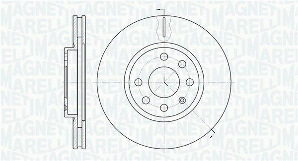 MAGNETI MARELLI 361302040190 Brake disc