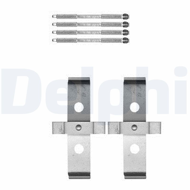 DELPHI LX0595 Accessory kit, disc brake pad
