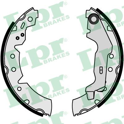 LPR 07670 Brake shoe set