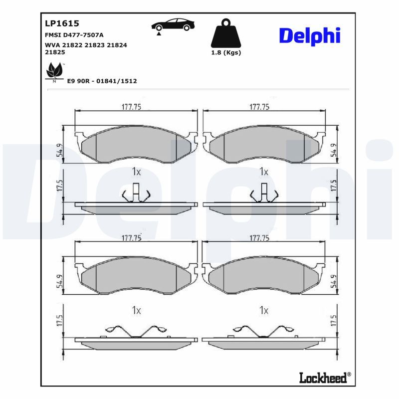 Brake Pad Set, disc brake
