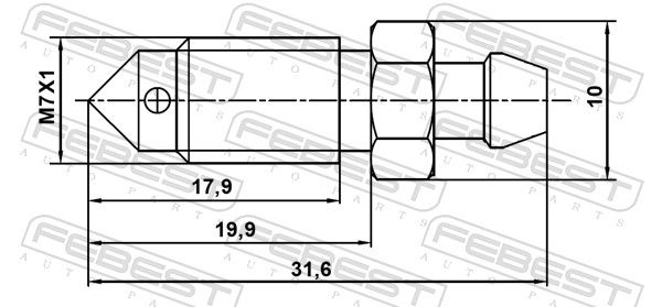 Bleeder Screw/Valve, brake caliper-1
