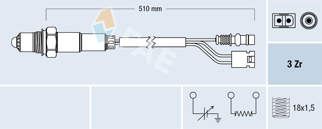 FAE 77377 Oxygen sensor