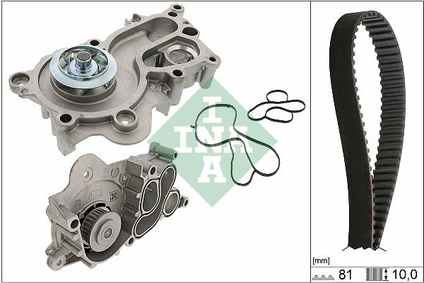 SCHAEFFLER INA 530 0744 30 Water pump & timing belt kit