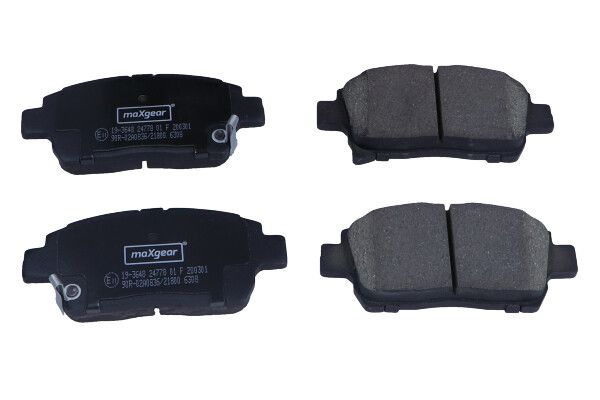 MAXGEAR 19-3648 Brake pad set, disc brake