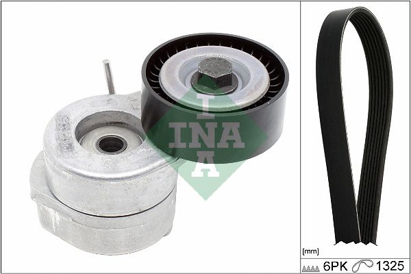 SCHAEFFLER INA 529 0285 10 V-ribbed belt set