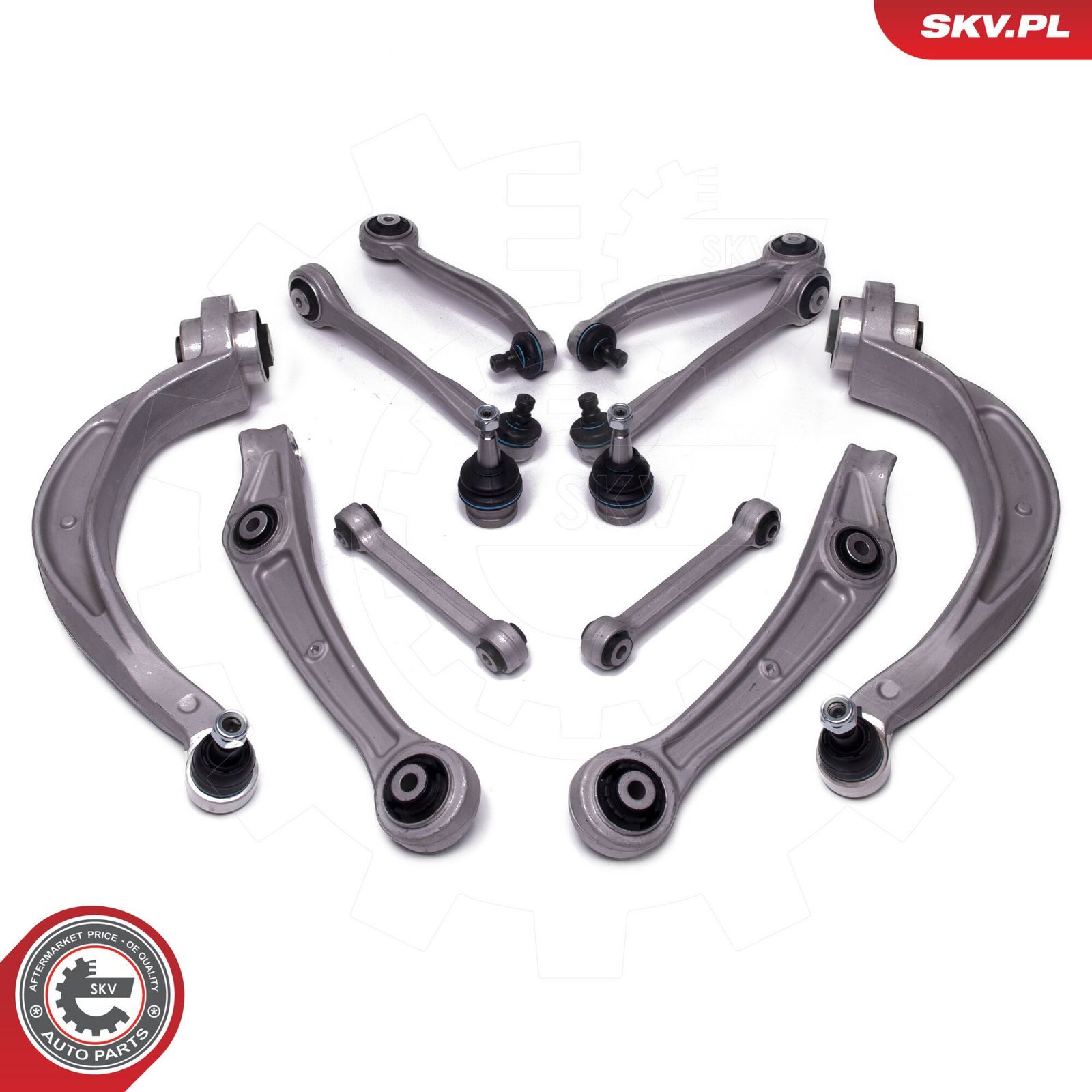 Control/Trailing Arm Kit, wheel suspension