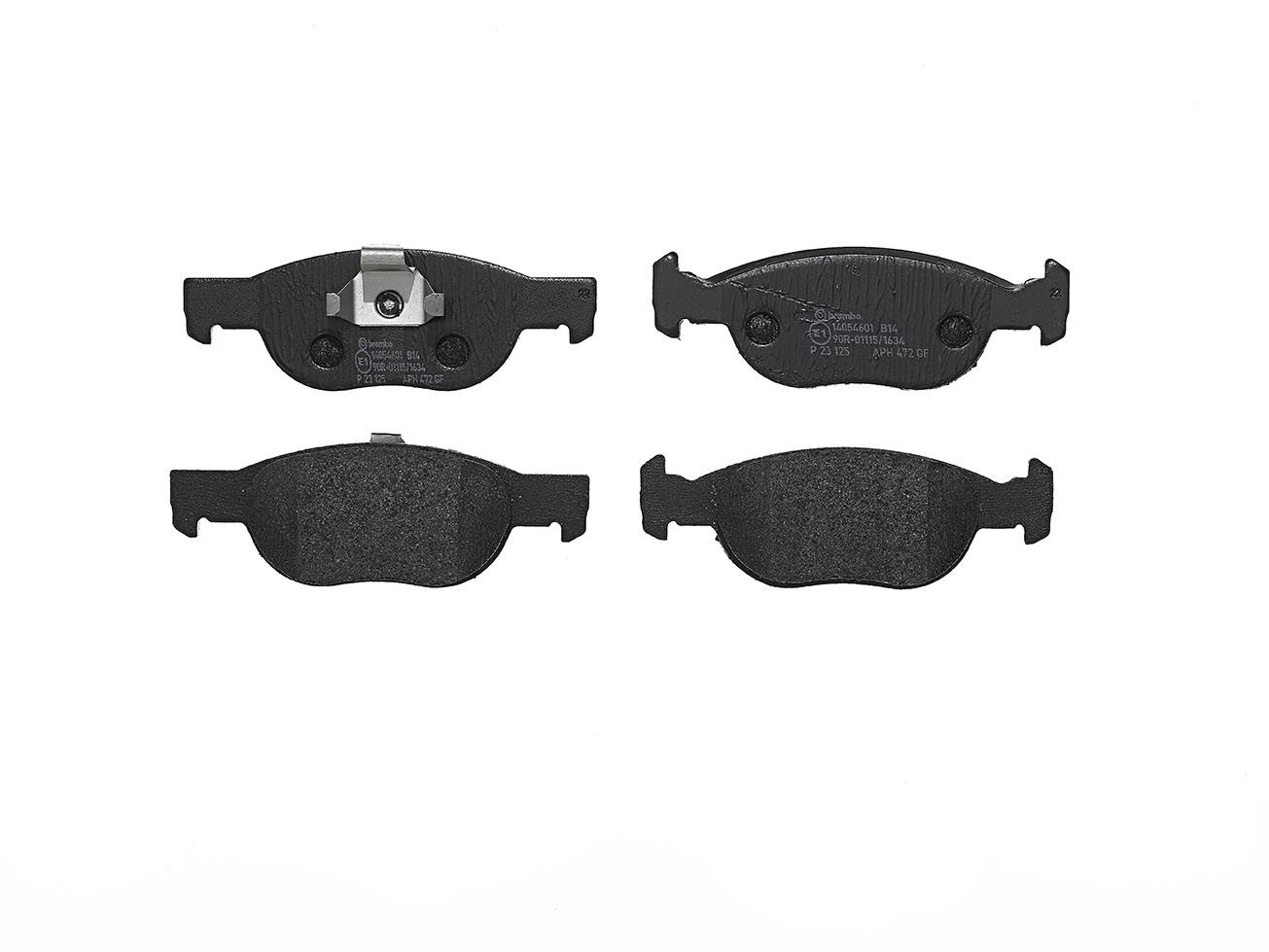 BREMBO P 23 125 Brake pad set, disc brake