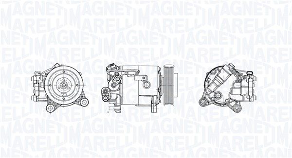 MAGNETI MARELLI 350103030051 Compressor, air conditioning
