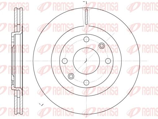 REMSA 6240.10 Brake disc