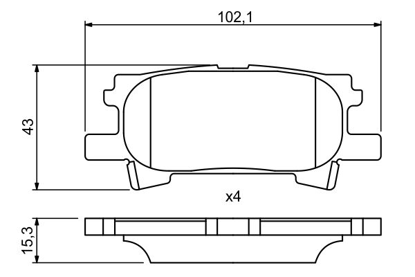 Brake Pad Set, disc brake-6