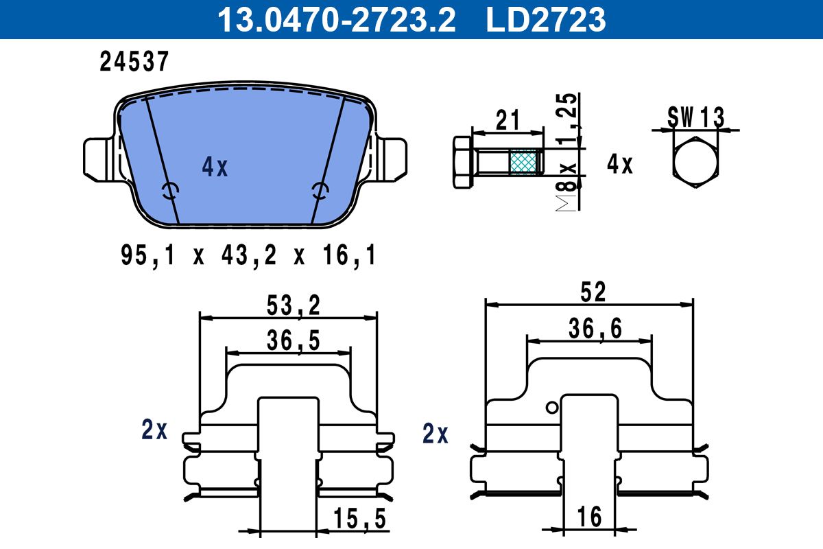 Brake Pad Set, disc brake