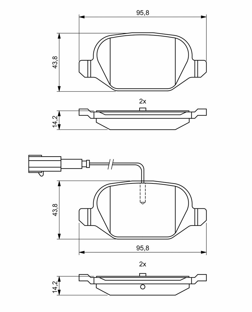 Brake Pad Set, disc brake-7