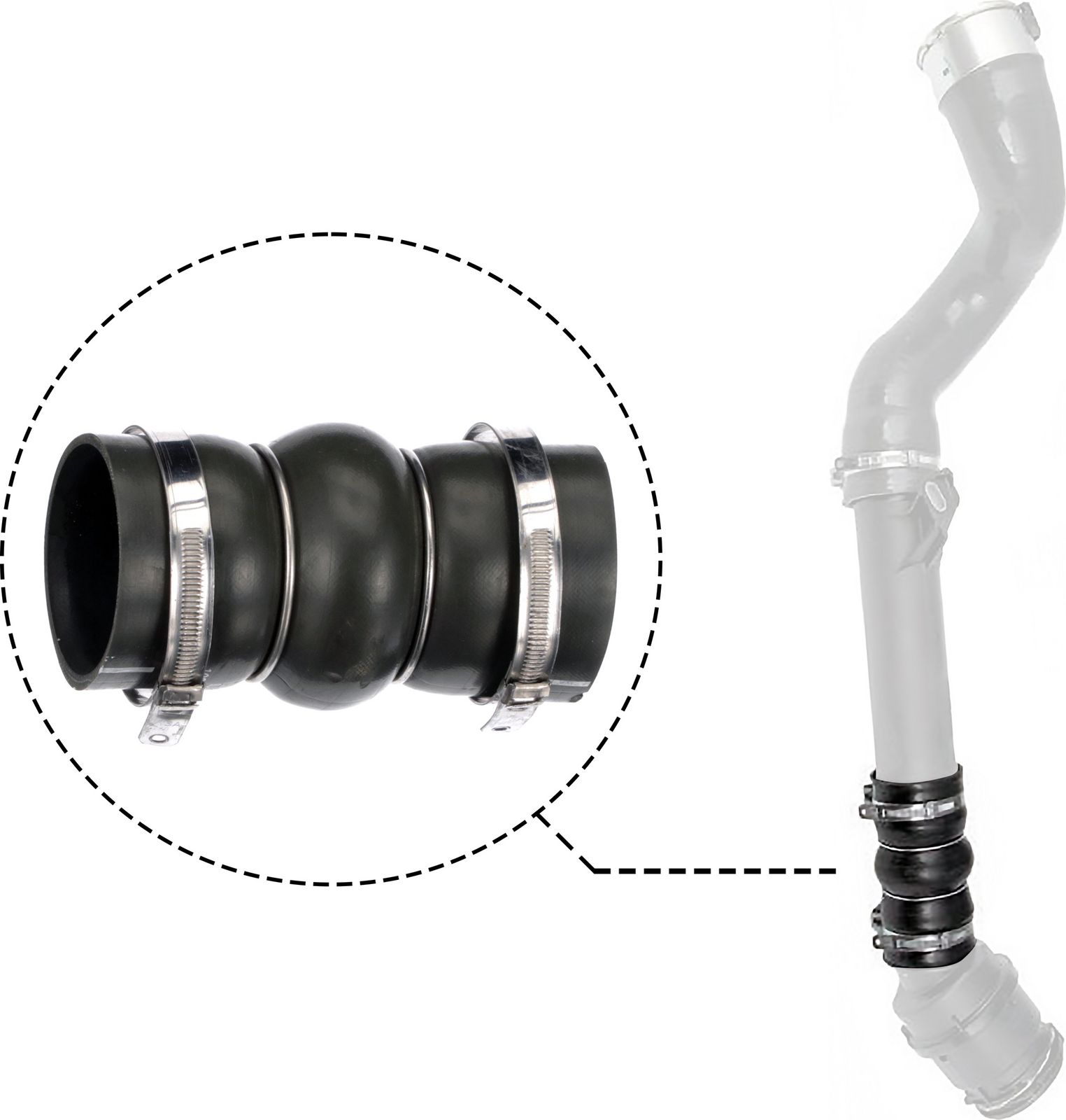 GATES 09-1423 Charge air hose