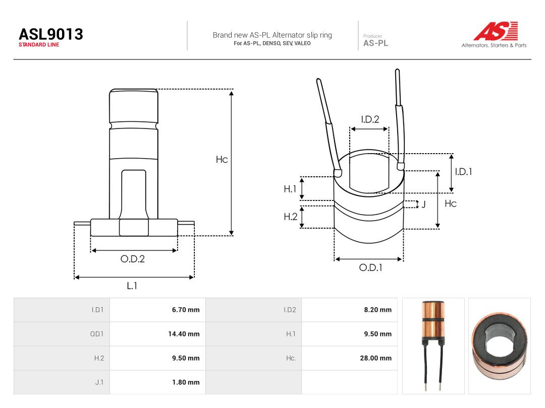 Slip Ring, alternator-2