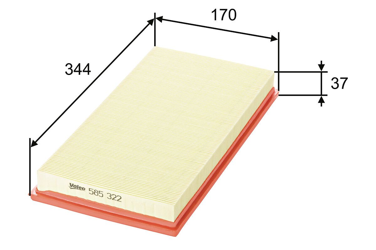 VALEO 585322 Air filter