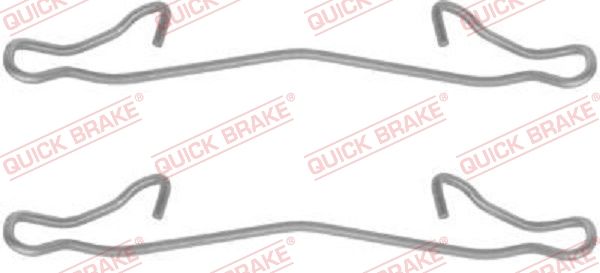 QUICK BRAKE 109-1121 Accessory kit, disc brake pad