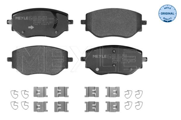 MEYLE 025 261 8818 Brake pad set, disc brake