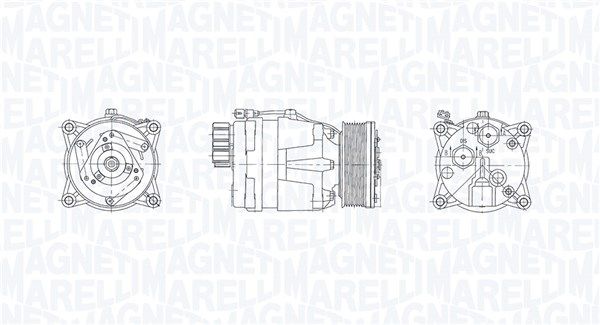MAGNETI MARELLI 350103030119 Compressor, air conditioning