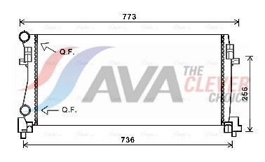 AVA CLEVER CHOICE VNA2340 Radiator, engine cooling