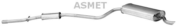 ASMET 16.048 Rear muffler
