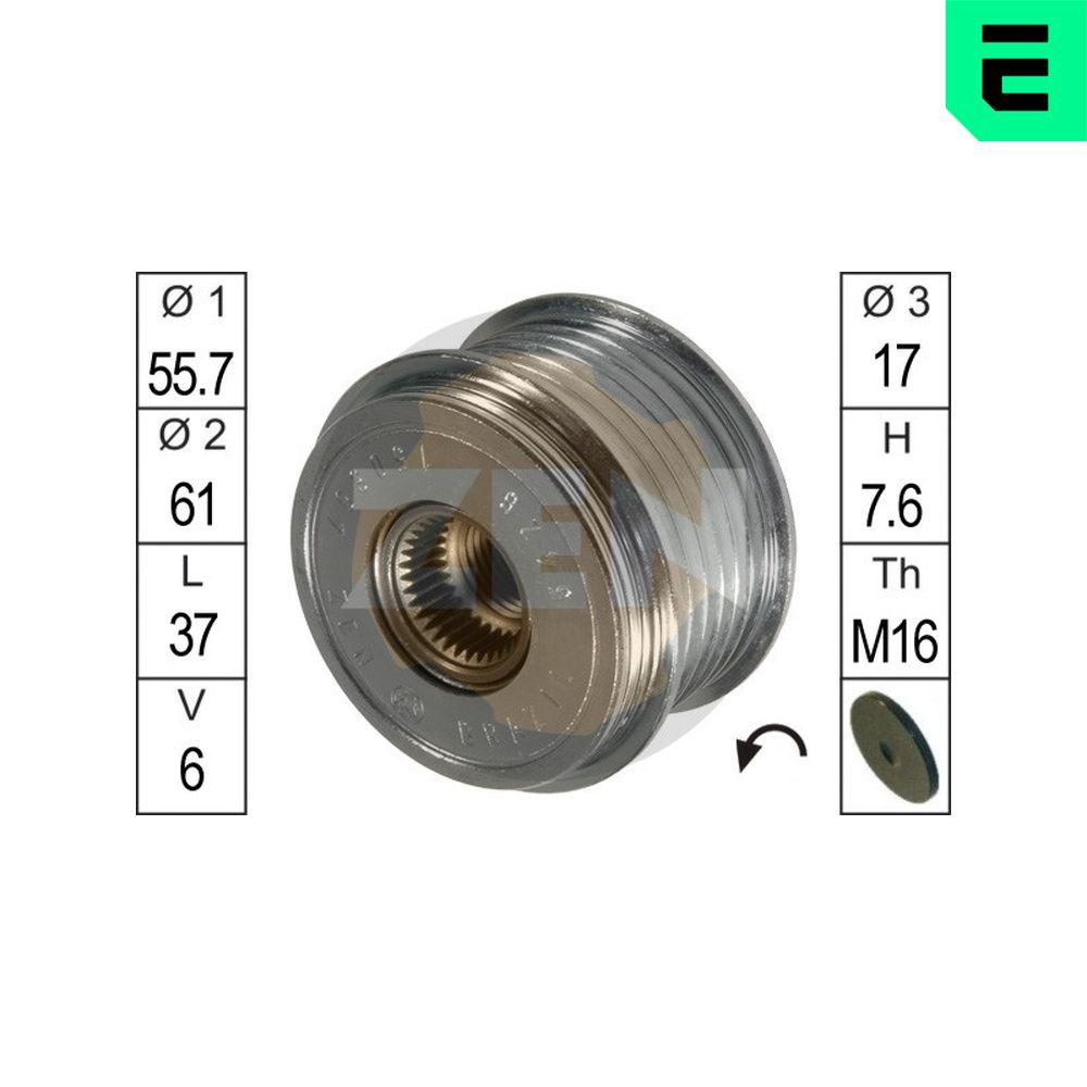 ERA ZN5426 Alternator freewheel clutch