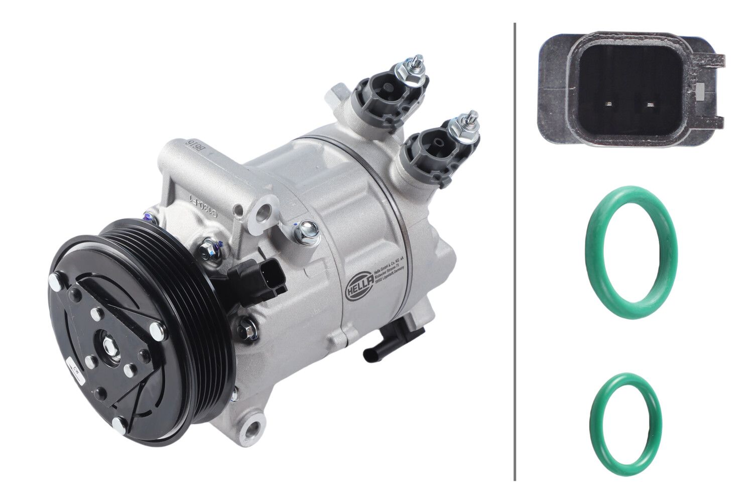 HELLA 8FK 366 200-921 Compressor, air conditioning