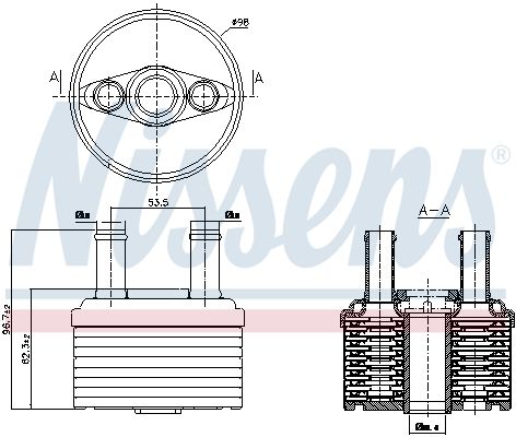 Oil Cooler, automatic transmission-6