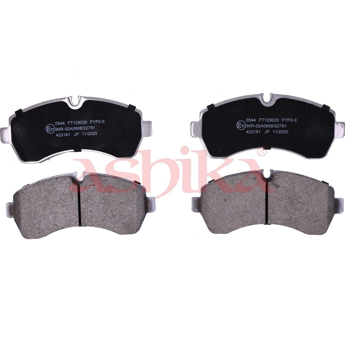 ASHIKA 51-00-0544 Brake pad set, disc brake