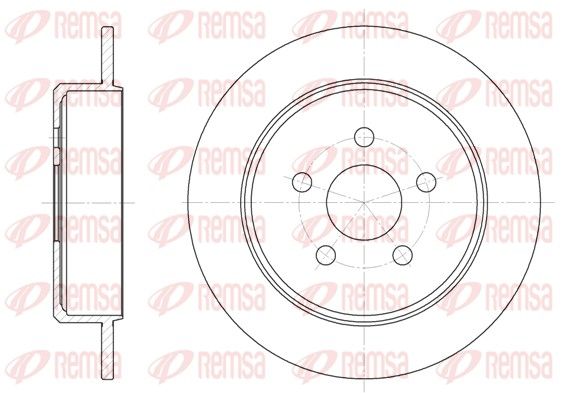 REMSA 6901.00 Brake disc