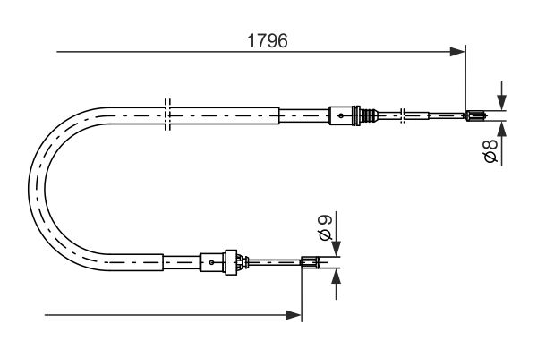 Cable Pull, parking brake-4