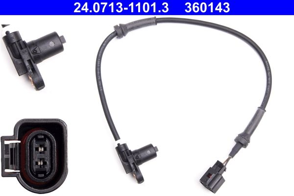 Sensor, wheel speed