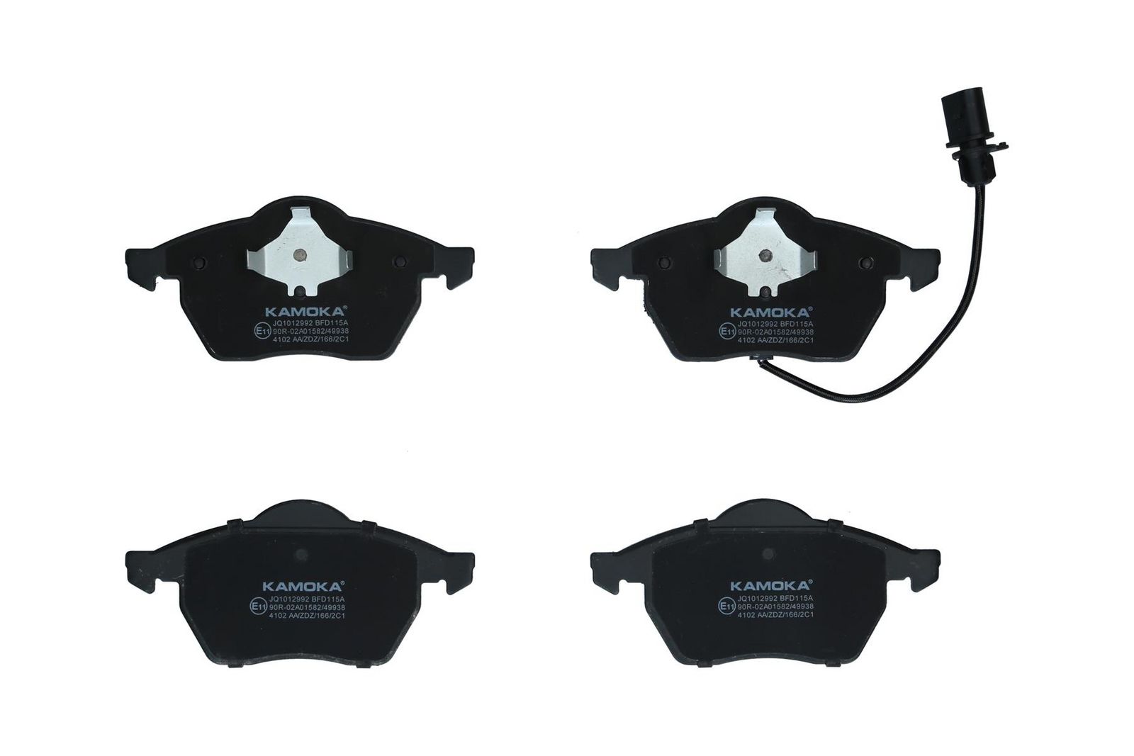 KAMOKA JQ1012992 Brake pad set, disc brake
