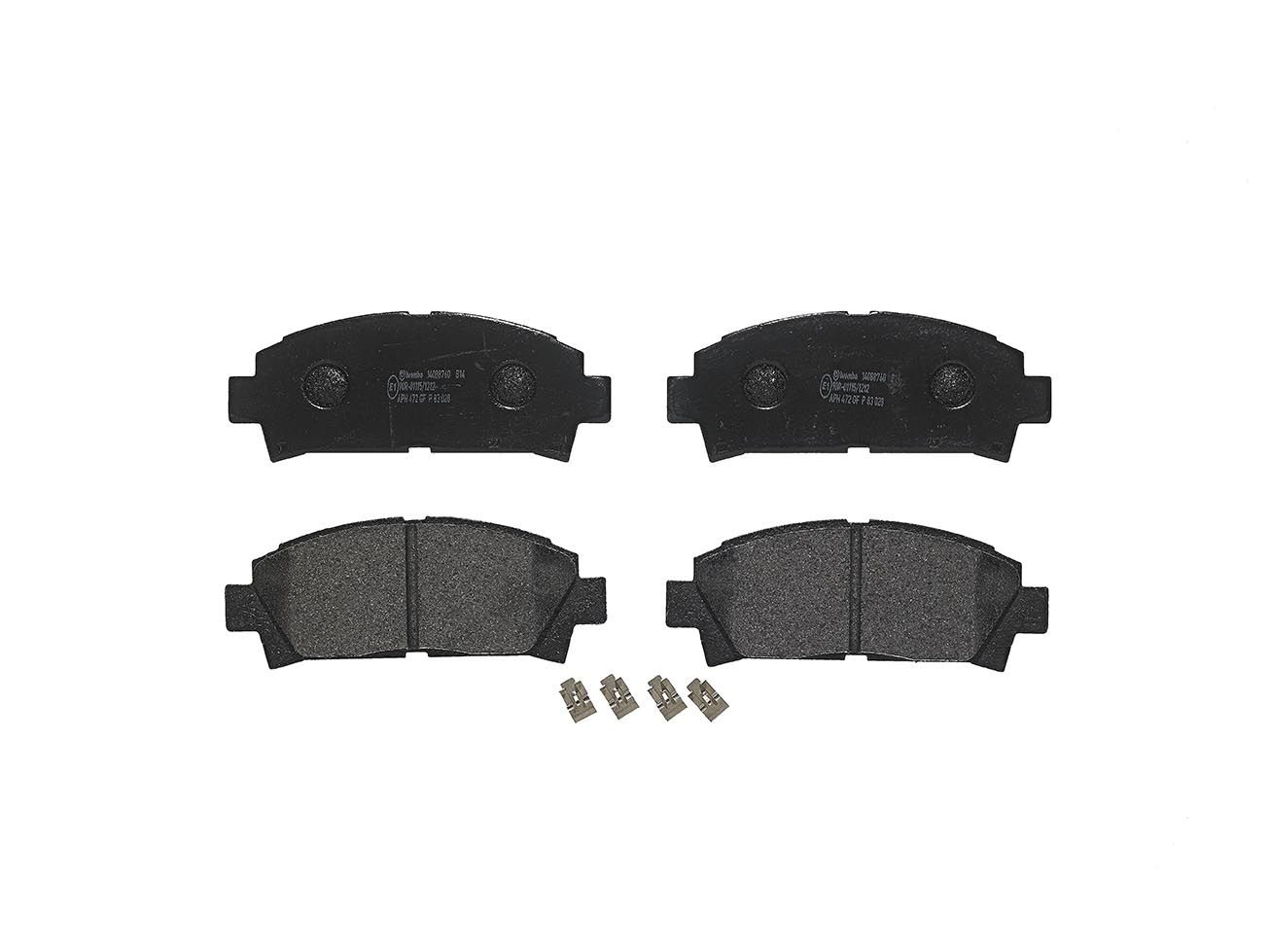 BREMBO P 83 028 Brake pad set, disc brake