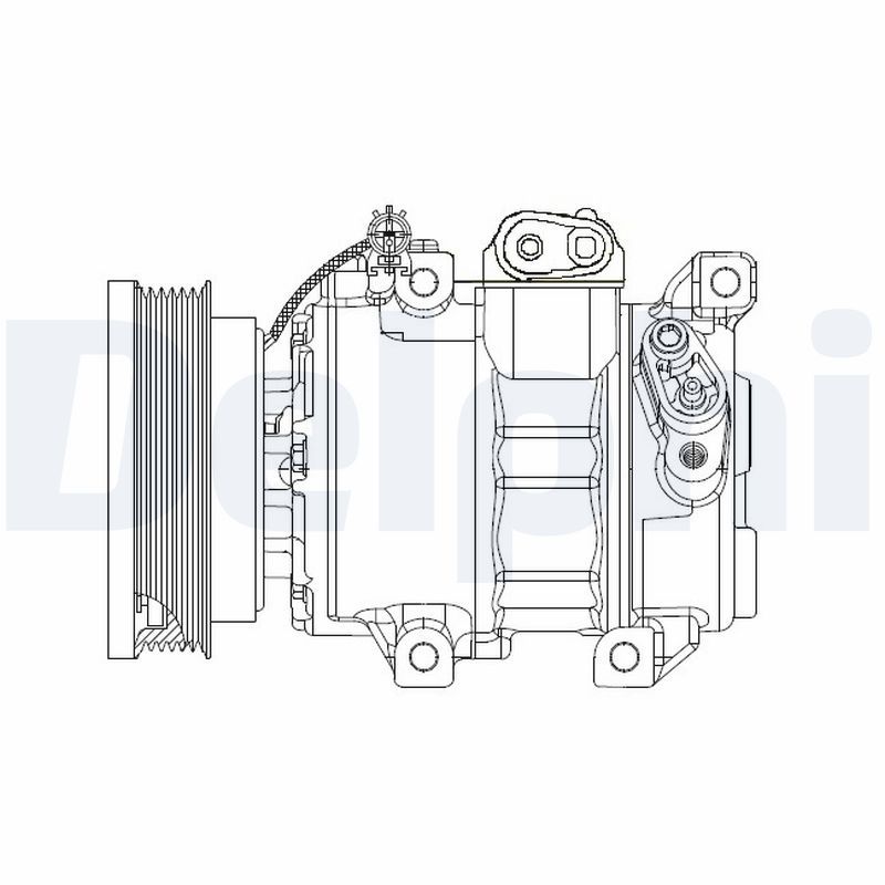 DELPHI CS20343 Compressor, air conditioning