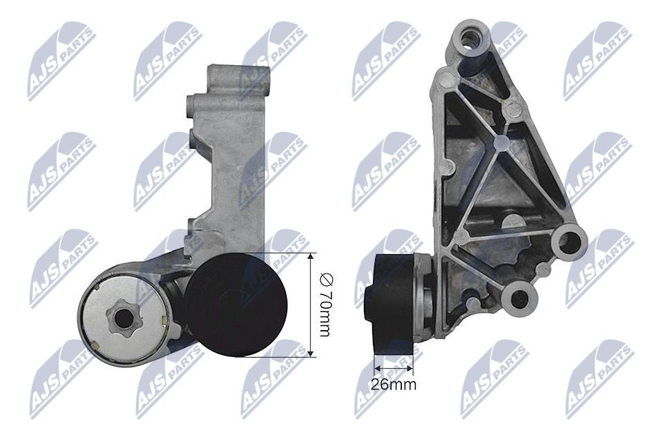 Tensioner Pulley, V-ribbed belt