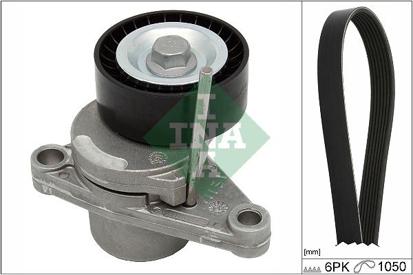 SCHAEFFLER INA 529 0234 10 V-ribbed belt set