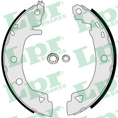 LPR 04920 Brake shoe set