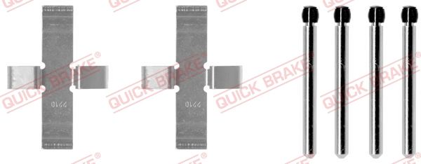 QUICK BRAKE 109-0902 Accessory kit, disc brake pad
