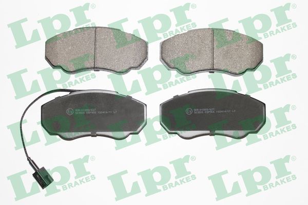 LPR 05P966 Brake pad set, disc brake