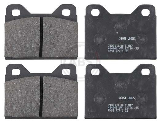 A.B.S. 36051 Brake pad set, disc brake