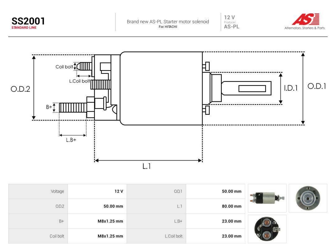 Solenoid Switch, starter-3